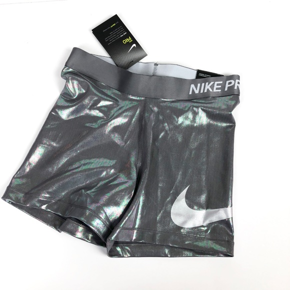 nike metallic shorts